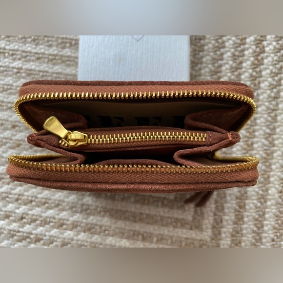 FEED Cognac Suede Wallet - Picture 11 of 15